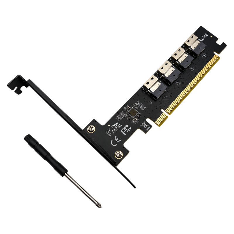 Memory Card Ssd - NEW 4 Port SFF-8654 4i SlimSAS