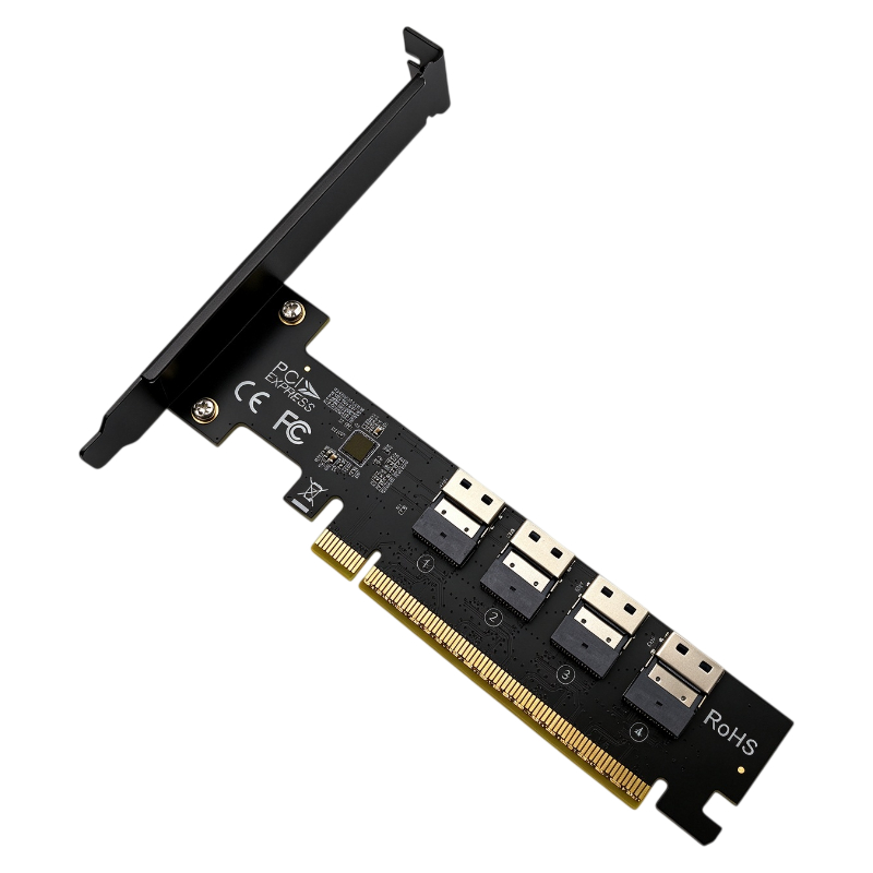 NEW 4 Port SFF-8654 4i SlimSAS - đánh giá và giá Memory Card Ssd
