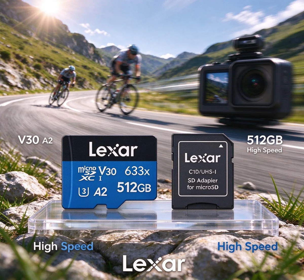 Lexar BLUE Series 633x High Sp - đánh giá và giá Memory Card Ssd
