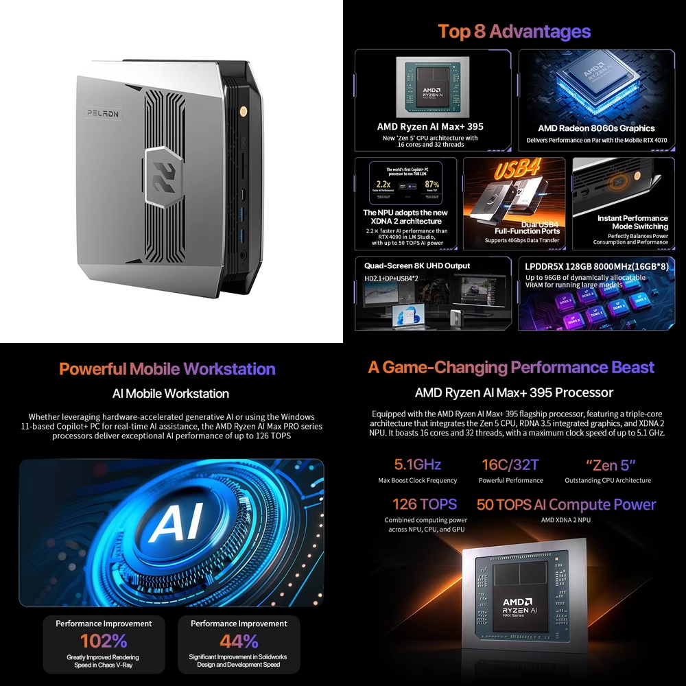 OpenClaw Ryzen AI Max+ 395 Min - đánh giá và giá Ssd 2Tb