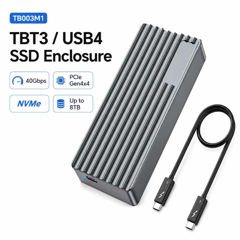 TBT3/USB4 M.2 NVMe SSD Enclosu - đánh giá và giá Nvme Ssd
