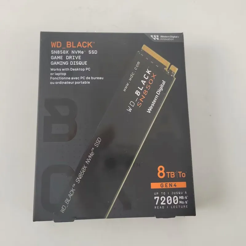 New WD_BLACK SN850X 8TB NVMe S - đánh giá và giá M.2 Ssd