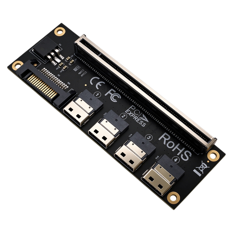PCIe 4.0 X16 to 4 Ports SFF-86 - đánh giá và giá Memory Card Ssd