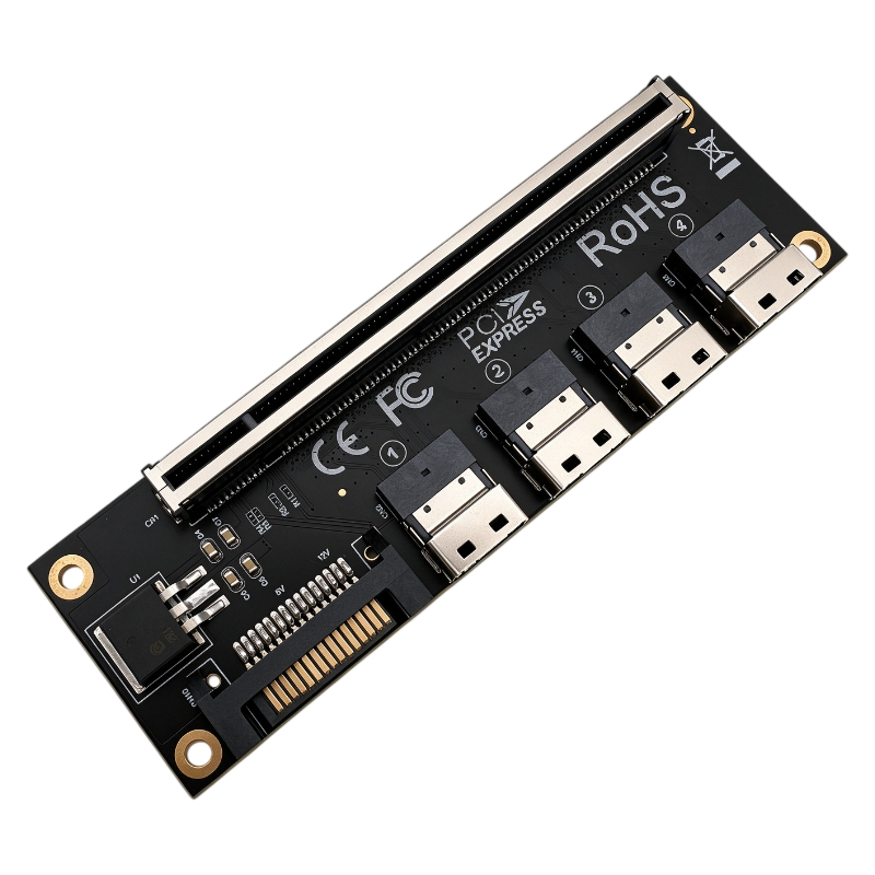 PCIe 4.0 X16 to 4 Ports SFF-86 - đánh giá và giá Memory Card Ssd