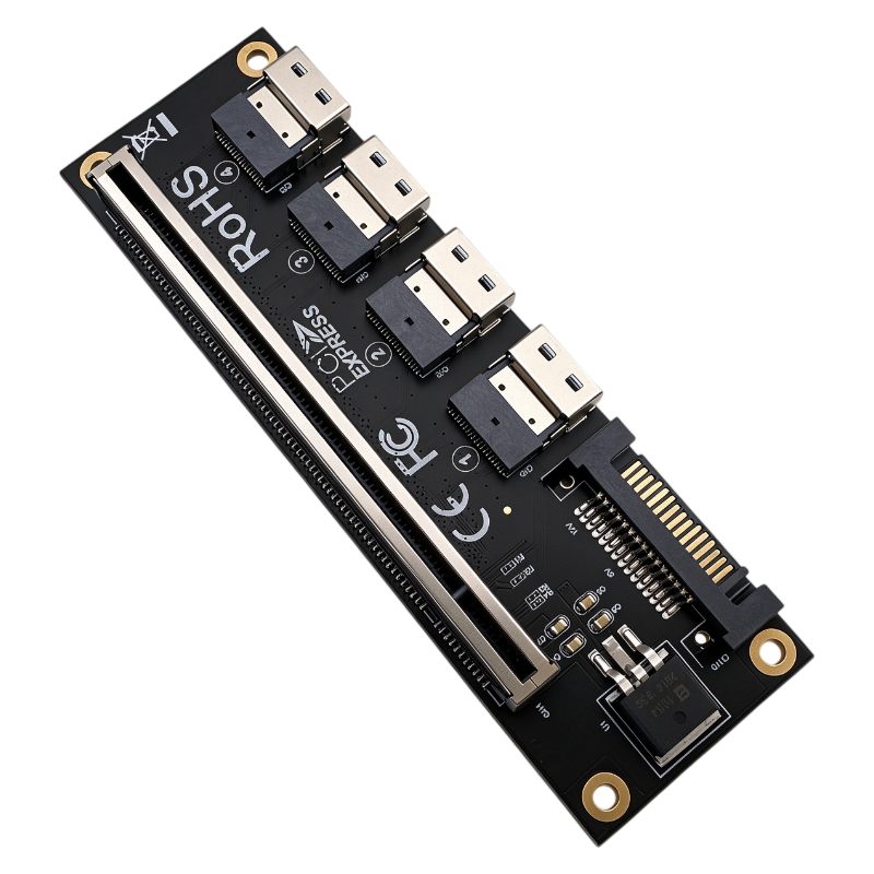 PCIe 4.0 X16 to 4 Ports SFF-86 - đánh giá và giá Memory Card Ssd